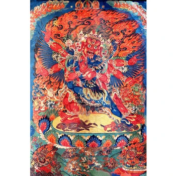 Dekoratiivsed Värvimistööd Kangast Thangka Kodu ja Elamise Tiibeti Budistlik Thangka elutuba