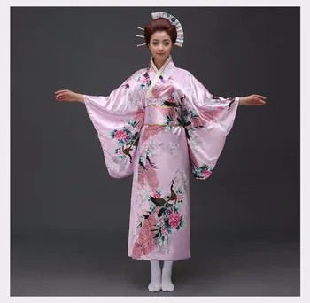 Mood Riiklikud Suundumused Naiste Sexy Kimono Yukata Koos Obi Uudsus Õhtukleit Jaapani Cosplay Kostüüm Õie Üks Suurus