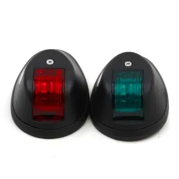 Punane/Roheline LED Navigatsiooni valgussignaali Lamp 12V24V valuuta Sidelight Mere Paat, Jaht Aksessuaar Märgutuli accessorie
