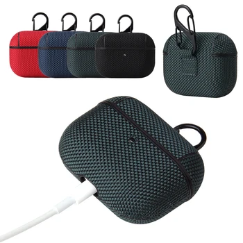Eest AirPods Pro 3 Tekstiil-Riie Naha Kõrvaklapid Juhul Traadita Bluetooth Kõrvaklappide Kate Portable Anti Sõrmejälje Retro Varruka Kott