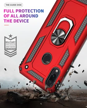 Super Põrutuskindel Metallist Rõngas Auto Bracket Kaitsja Puhul Xiaomi Mi 9SE 9 Redmi Lisa 7 Telefoni Juhul Katta