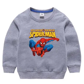 Spiderman lapsed hupparit laste pusad väikelapse Beebi riided Poistele Tüdruk riided sügisel Top, t-särk Laste Spordi-Suurpärase