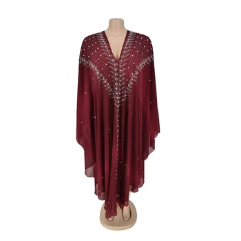 Pluss Suurus 2021 Seal Kaftan Abaya Dubai Moslemi Kleit Kimono Aafrika Kleidid Naistele Avatud Abayas Türgi Sifonki Kapuutsiga Kleit Elegantne