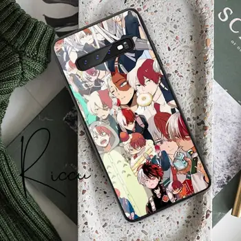 Anime multikas esteetiline Shoto Todorok Telefoni Juhul Karastatud Klaas Samsung S20 Pluss S7 S8 S9 S10E Plus Märkus 8 9 10 Pluss A7 2018