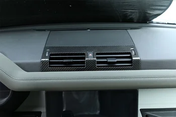 ABS Plastikust Tamm Tera süsinikkiust Jaoks Land Rover Defender 110 130 2020. Aasta Auto Keskne Kontroll Õhu Väljalaskeava Dekoratiivse Raami Sisekujundus