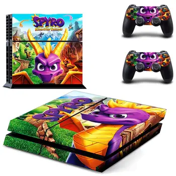 Spyro PS4 Kleebised Play station 4 Naha PS 4 Kleebis Decal Kaas PlayStation 4 PS4 Konsooli ja Kontrolleri Nahad Vinüül