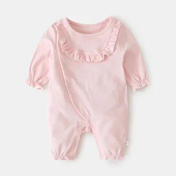 2020 New Born Baby Puuvilla Riided Imiku Tüdrukud Pits Armas Printsess Beebi Tüdrukute Sipukad Kombekas Kleit Baby Boutique Riided