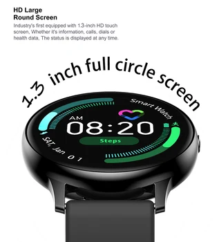 Uus Lady Smart Watch DT88 Pro 1.2 tolline HD Ekraan Mood Käevõru Veekindel Sport Smartwatch Südame Löögisagedus, vererõhk Tracker