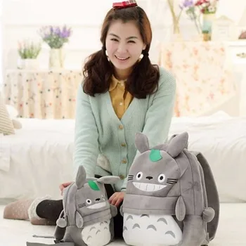 1tk 25cm Uued Saabuvad Kawaii Totoro Palus Seljakott Armas Pehme Täidisega Kooli Kott Laste Multikas Kott Lastele Poiss, Tüdruk Kingitus