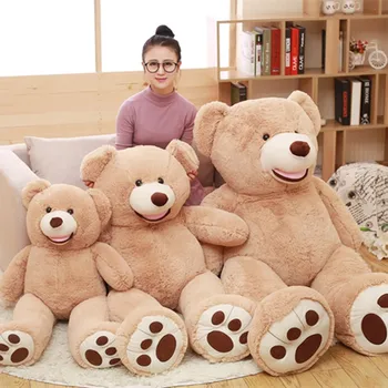 1tk Armas Tohutu Suurus 130cm USA Hiiglane Karu Nahka Teddy Bear Kere Kõrge Kvaliteedi hulgihind Müüa Sünnipäeva Kingitus Tüdrukutele Beebi
