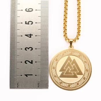 Dawapara Võti Saalomoni Amulett Kaelakee Peainglid Miikael Raphael Gabriel Gold Plating Talisman Ingel Kaelakee