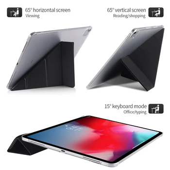 IPad Pro 12 9 Juhul 2020. aastaks 2018 PU Leather Smart Cover For iPad Pro 12 9 3th 4. Põlvkonna 2020. aastaks 2018 PC Raske Tagasi kate