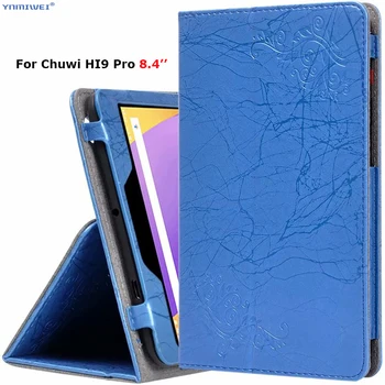 Tableti Kate Chuwi Hi9 Pro 8.4 tolline Luksus Õie Printida Juhul PU Nahk Seista Kaitsev Kest Chuwi Hi9 Pro Juhul