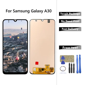 TFT LCD Samsung Galaxy A30 LCD Ekraan Puutetundlik Digitizer Assamblee A305 SM-A305FN/DS A305F/DS A305