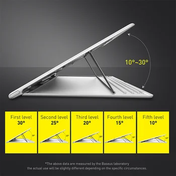 Baseus Laptop Stand for Macbook Air Pro Kokkuklapitavad Portable Notebook Stand for iPad Sülearvuti, Sülearvuti Tarvikud Tablet Bracket Omanik