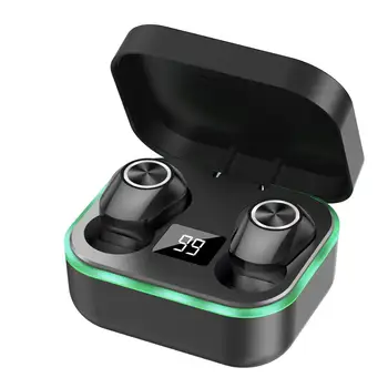 Valgusmäng TWS 5.0 Bluetooth Kõrvaklappide Üks-key Kontrolli Juhtmeta Kõrvaklapid 300mAh Laadimise Kasti Sport Headset Stereo Earbuds