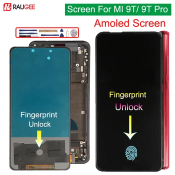 Amoled Ekraani Jaoks Xiaomi Mi 9T Puutetundlik Fingeprint Avada Ei Surnud Pixel LCD Mi9T MI 9T Pro M1903F10G / M1903F11G