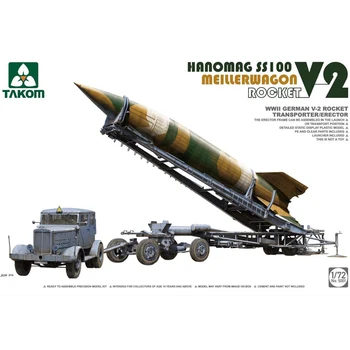 1/72 TAKOM 5001 Hanomag SS100 meillerwagon raketi V-2 mudeli hobi