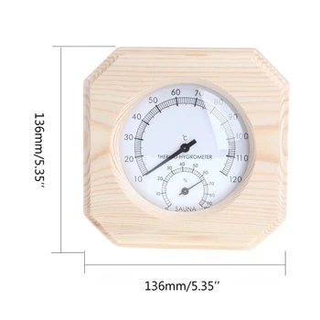 Sauna Termomeeter Puit Hygrometer Hygrothermograph Temperatuur Vahend