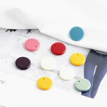 Suvel Candy Värvi Akrüül Ring Eardrop Ripats DIY Käsitöö Ehted Kõrvarõngad Aksessuaarid Materjalist 10tk