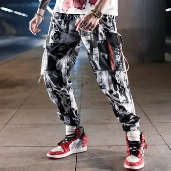 Multi Taskud Lasti Haaremi Jogger Püksid Meestele Hip-Hop Mood Vabaaja Jälgida Püksid Streetwear Harajuku 2020. Aasta Uus Meeste Sweatpants