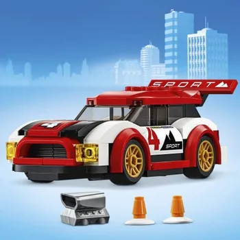 LEGO City Turbo Veljed-racing autod, ehitus Sätestatud, et mängida Võidusõidu -, kahe draiverid