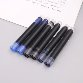 100tk/set Universaalne Must Sinine Fountain Pen Tint Sac, Padrunid 2.6 mm Täitmine, Kooli Asukoht Kirjatarvete
