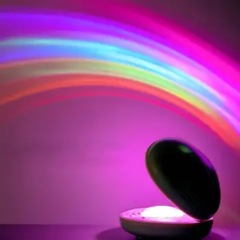 BRELONG Shell Värvikas Projektsioon Lamp LED Uudsus Vikerkaar Star Night Light Kammkarp Atmosfääri Lamp rainbow Roosa / Gree
