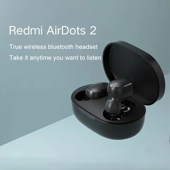 Xiaomi Redmi Airdots 2 Kõrvaklappide Traadita Bluetooth-5.0 Kõrvaklapid Stereo Müra Vähendamise Mic Hääljuhtimine Õhu Dots Peakomplekt