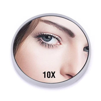1tk 10x Luup Meik Peegel Kahe Äraveo Tassi Kosmeetika Vahendid Ring Mini Kompaktne Peegel, Suurendus Uus Stiil