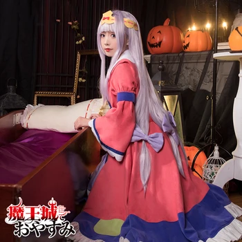 Anime Unine Printsess Deemon Lossi Maoujou de Oyasumi Printsess Syalis Cosplay Kostüüm Naistele Armas Kleit Halloween Ühtne