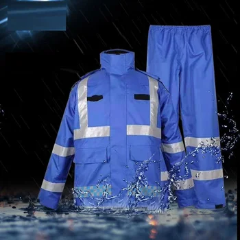 Hi-Vis Oranž ohutuse vihma jope ja püksid-reflective Veekindel Hingav vihmamantel töörõivaste tasuta kohaletoimetamine Politsei/Liikluse sobib