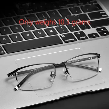 Uus titanium alloy prillid raamiga meeste ultralight mood pool-frame prillid raami optiline retsepti prillid 9901P