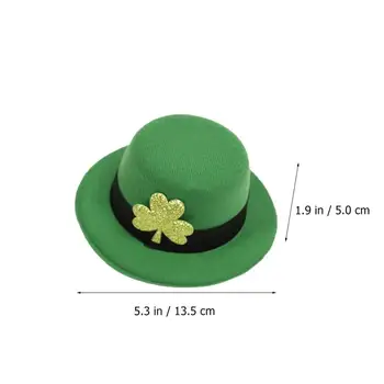 6tk Päris St. Patrick ' s Day Juuksenõelad Leprechaun Müts Juuste Klambrid Roheline Bowknot Juuksenõelad Festivali Tüdrukud