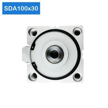 SDA100*30 Tasuta kohaletoimetamine 100mm Läbimõõt 30mm Insult Kompaktne Õhk Silindrid SDA100X30 Dual Action Õhu pneumosilinder
