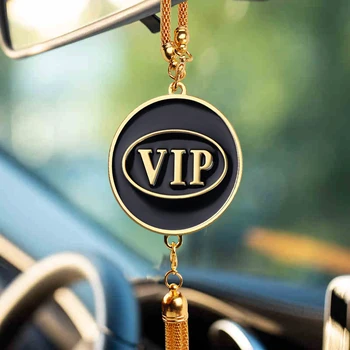 3D VIP Logo Embleem Car Styling Ripats Rippuvad Kaunistused Autod Rearview Mirror Peatamise Teenetemärgi Tarvikud Kingitused