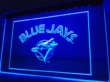 LD555 - Blue Jays LED Neoon Valguse Märk home decor käsitöö