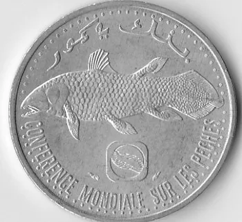Komoorid 5 Franki 1992 Väljaanne Münte Aafrika Uued Originaal Münt, Unc Laekuva Päris Haruldane Mälestus