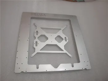 DIY Reprap Prusa i3 MK2 Kloon hõbedane värv alumiinium raam kit 6mm paksus CNC tehtud