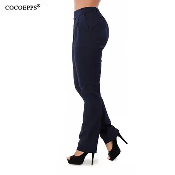 COCOEPPS 2019 Uus Suvine Pluss Suurus Vabaaja Haaremi Pliiats Püksid Naiste Kevad Suur Suurus Tahke Kõrge vöökoht 4 Värvi Pikad Püksid 5XL 6XL