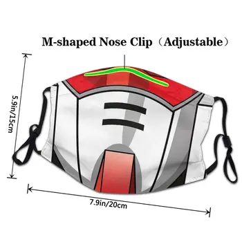 GUNDAM MOBILE SUIT GUNDAM Anime Pestav Suu Mask RX-78 Korduvkasutatavad näomaskid Anti Haze Mask