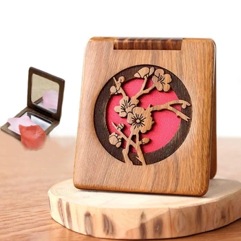Hiina traditsioon Verawood puidust peegel vintage vana moodustavad väike Puidust peegel murra kantava Kunsti ja Käsitöö käsitöö
