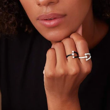 Vikerkaar Avatud Korrigeeritud Naiste sõrmustes Kulla Värvi Triple Ansamblid Sädemeid Bling Selge CZ Ring