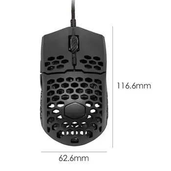 Tootekood: Cooler Master MM710 USB Juhtmega 53G Gaming Mouse 16000 DPI Reguleeritav Optiline Andur Kärgstruktuuri Shell Jutustama Kaabel Disain Hiir