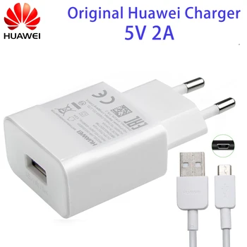 Huawei Originaal Laadija 5V 2A Power Adapter Micro-USB Type-C Data Kaabel P6 P7 P8 P9 P10 lite Mate 10 lite Au 5A 5C 7X 6X