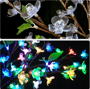Väljas RGB LED Cherry Blossom Jõulupuu lamp 1,5 M 432 led bulds Xmas tree Light Aed Maastiku Festival Decor
