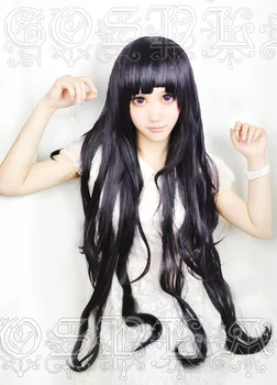 Anime Dangan Ronpa 2 Danganronpa Mikan Tsumiki Cosplay Parukad 100cm Pikk kuumuskindel Sünteetiline Karv Wig + Parukas Kork