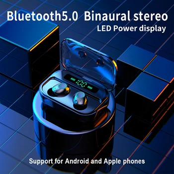 FLUXMOB in-ear Traadita TWS Kõrvaklapid Bluetooth-5.0 Earbuds HD kõnede HIFI Sport Peakomplekti laadimine KAST tasuta nutitelefoni