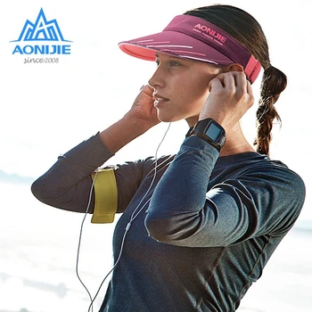 AONIJIE Väljas päikesesirm Mütsid Kerge Reguleeritav Sport Mood Mütsid Trailing Töötab Jalgrattasõit Golf Kalapüügi Maraton