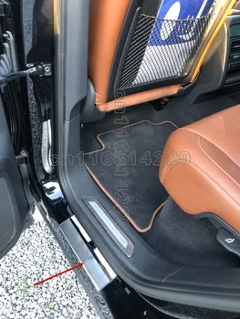 Kvaliteetsest roostevabast terasest Peegel Auto ukse kate väljaspool ukse lävepakk plaat Volkswagen Touareg 2011-2018 Car styling